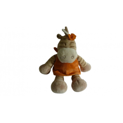 Doudou peluche zèbre Zamba 39 cm Noukie's