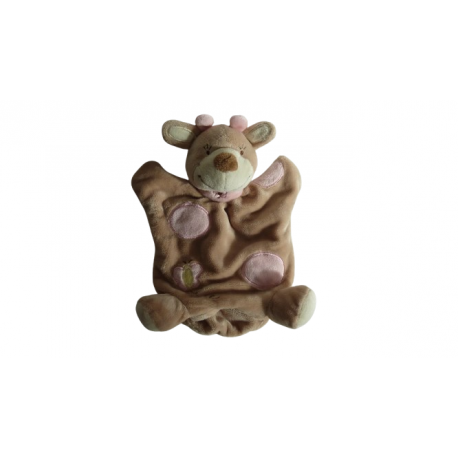 Doudou marionnette girafe Sidonie Bébé9