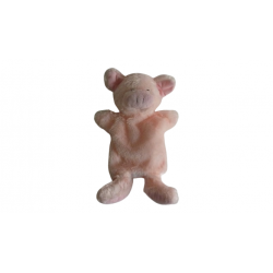 Doudou marionnette cochon Toi Toys