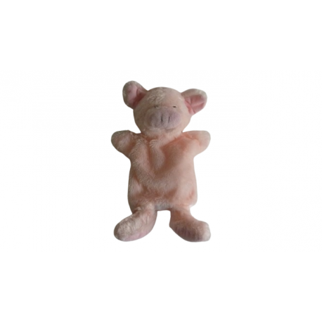 Doudou marionnette cochon Toi Toys