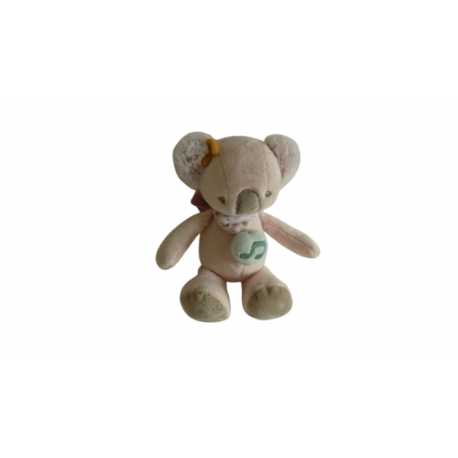 Doudou peluche musicale koala Nattou