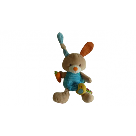 Doudou peluche éveil lapin Minitoys