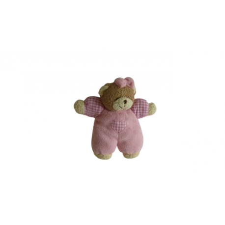 Doudou peluche ours Green Infinity