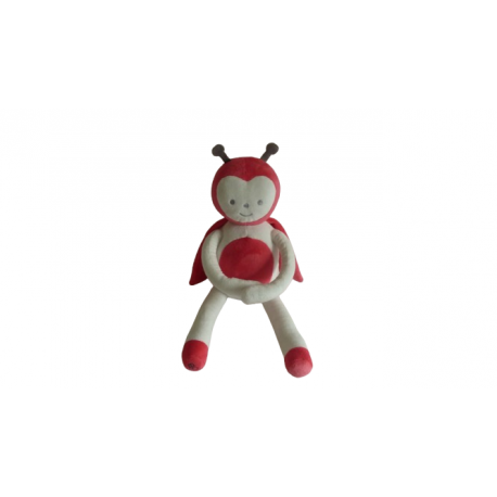 Doudou peluche coccinelle sans couverture Obaibi