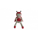 Doudou peluche coccinelle sans couverture Obaibi