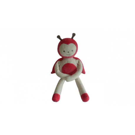 Doudou peluche coccinelle sans couverture Obaibi