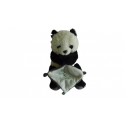 Doudou peluche mouchoir panda Doho International