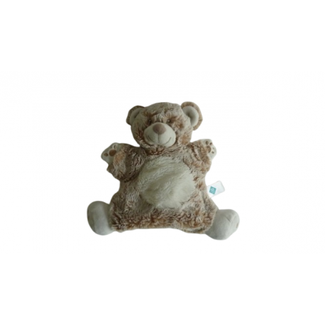 Doudou marionnette ours Tex Baby