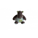 Doudou peluche musicale hippopotame Bazile Baby'Nat