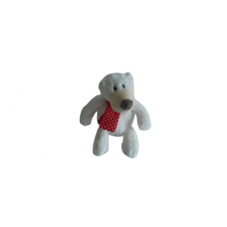 Doudou peluche ours 17 cm comme neuf Primatis