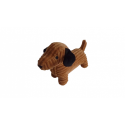 Doudou peluche chien teckel Zeeman