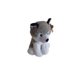 Doudou peluche chien husky Bozami Sandy