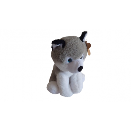 Doudou peluche chien husky Bozami Sandy