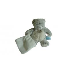 Doudou peluche mouchoir ours Flocons BN664 Baby'Nat