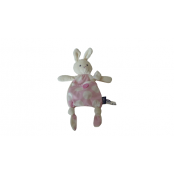 Doudou attache sucette lapin Chicco