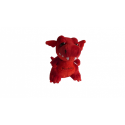 Doudou peluche dragon rouge Puy du Fou