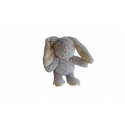 Doudou peluche lapin 22 cm gris comme neuf I2C