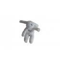 Doudou peluche lapin blanc 20 cm comme neuf Absorba